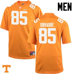 Men Thomas Orradre Orange Tennessee Volunteers #85 Embroidery Jerseys