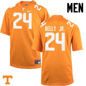 Men's Todd Kelly Jr. Orange Tennessee Volunteers #24 Stitched Jersey
