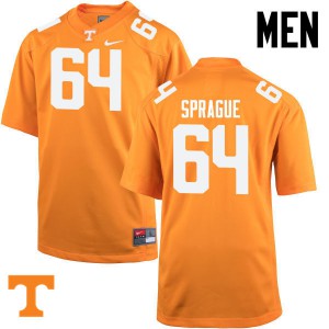 Mens Tommy Sprague Orange Vols #64 Player Jerseys