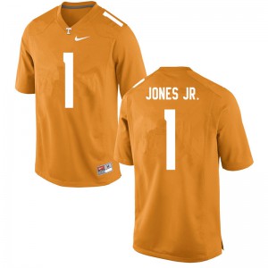 Mens Velus Jones Jr. Orange Tennessee #1 Player Jerseys