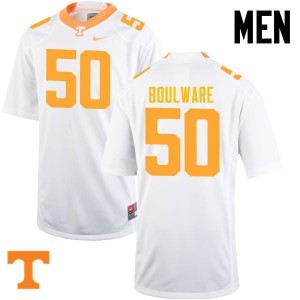 Men Venzell Boulware White Tennessee Vols #50 Official Jersey