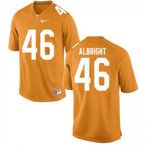 Men's Will Albright Orange UT #46 Football Jerseys