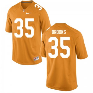 Men Will Brooks Orange Tennessee #35 Football Jersey