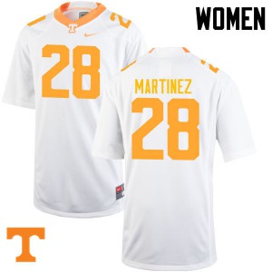 Women Will Martinez White Tennessee #28 University Jersey