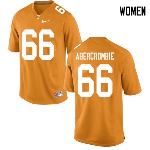Women Jarious Abercrombie Orange Tennessee Volunteers #66 College Jersey