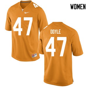 Women's Joe Doyle Orange Tennessee #47 NCAA Jersey