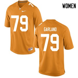 Women Kurott Garland Orange Tennessee #79 Stitch Jersey