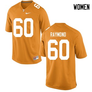 Women Michael Raymond Orange Tennessee Volunteers #60 NCAA Jersey