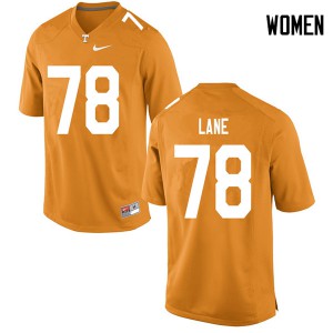 Women's Ollie Lane Orange Tennessee Vols #78 Embroidery Jersey