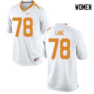 Womens Ollie Lane White UT #78 Football Jersey