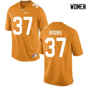 Women Paxton Brooks Orange Tennessee #37 High School Jerseys