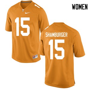 Women's Shawn Shamburger Orange Tennessee #15 College Jerseys