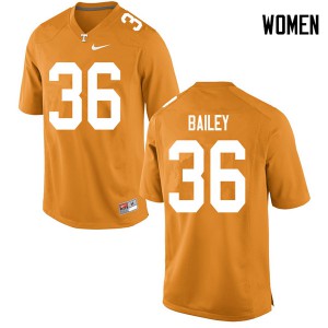 Womens Terrell Bailey Orange Vols #36 Alumni Jersey