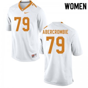 Womens Jarious Abercrombie White Tennessee #79 University Jersey