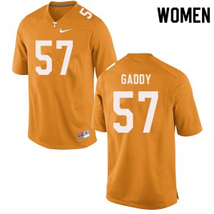 Women's Nyles Gaddy Orange UT #57 High School Jersey