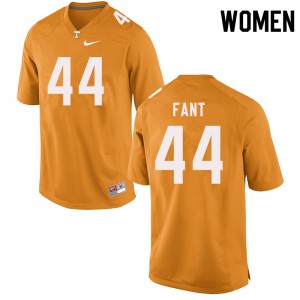 Women Princeton Fant Orange UT #44 Football Jerseys