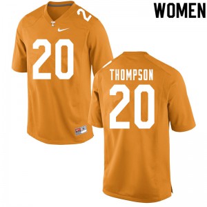 Womens Bryce Thompson Orange Tennessee Vols #20 Alumni Jerseys