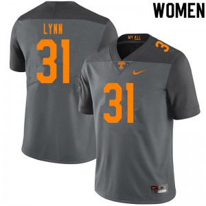 Womens Luke Lynn Gray Tennessee #31 NCAA Jersey