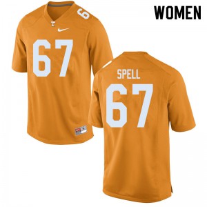 Women Airin Spell Orange Vols #67 Alumni Jerseys