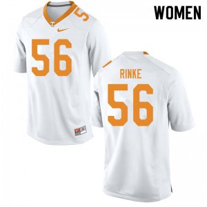 Womens Ethan Rinke White Tennessee #56 Alumni Jerseys