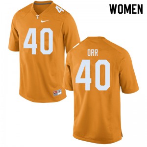 Women's Fred Orr Orange UT #40 High School Jersey