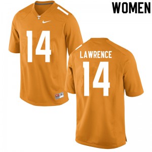 Women's Key Lawrence Orange Tennessee #14 NCAA Jerseys