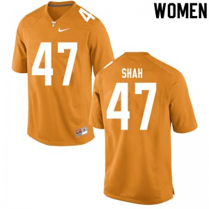 Womens Sayeed Shah Orange Tennessee #47 NCAA Jerseys