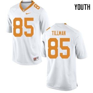 Youth Cedric Tillman White Tennessee Volunteers #85 Official Jersey