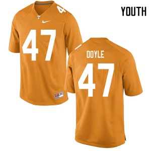 Youth Joe Doyle Orange Vols #47 High School Jersey
