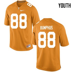 Youth LaTrell Bumphus Orange Vols #88 Official Jerseys