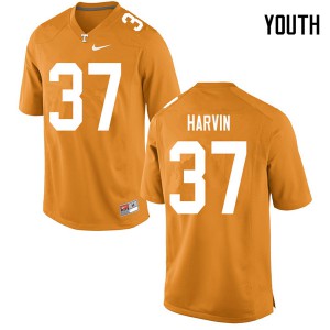 Youth Sam Harvin Orange UT #37 University Jerseys