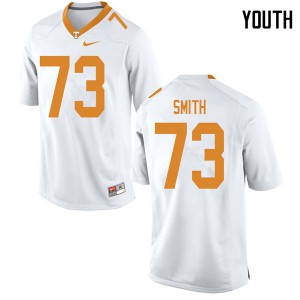 Youth Trey Smith White Tennessee #73 NCAA Jerseys