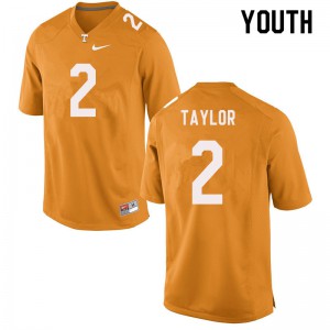 Youth Alontae Taylor Orange Vols #2 Player Jersey