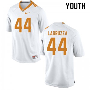Youth Cheyenne Labruzza White Tennessee #44 University Jerseys