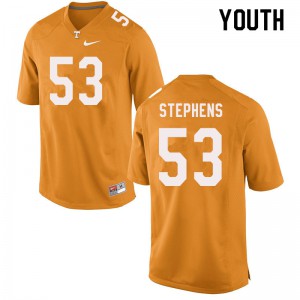 Youth Dawson Stephens Orange Vols #53 Official Jersey