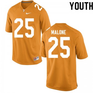 Youth Antonio Malone Orange UT #25 Alumni Jersey