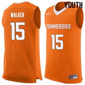 Youth Derrick Walker Orange Tennessee #15 NCAA Jersey