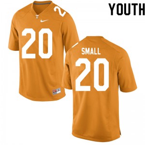 Youth Jabari Small Orange Vols #20 NCAA Jersey