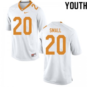 Youth Jabari Small White Tennessee Vols #20 Player Jerseys