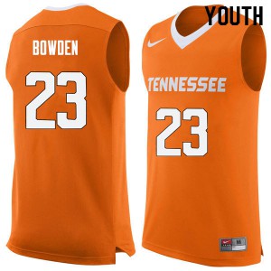 Youth Jordan Bowden Orange UT #23 Stitch Jerseys