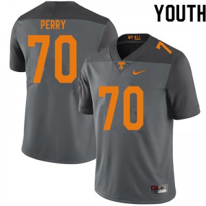 Youth RJ Perry Gray UT #70 University Jerseys